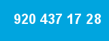 920 437 17 28 920 437 17 28